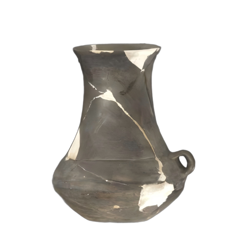 大汶口文化黑陶单耳杯