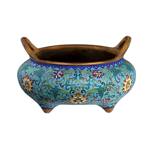 掐丝珐琅缠枝莲纹炉