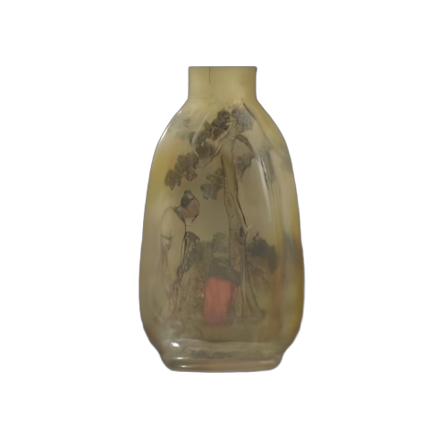 内画玛瑙鼻烟壶