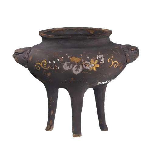 嵌金银铜香炉
